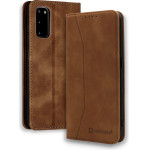 Bodycell Book Case Pu Leather Samsung S20 Brown - (04-00344)