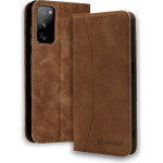 Bodycell Book Case Pu Leather Samsung S20 FE Brown - (04-00359)