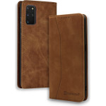 Bodycell Book Case Pu Leather Samsung S20 Plus Brown - (04-00349)