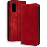 Bodycell Book Case Pu Leather Samsung S20 Red - (04-00343)