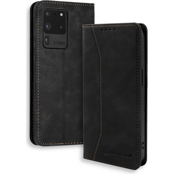 Bodycell Book Case Pu Leather Samsung S20 Ultra Black - (04-00352)