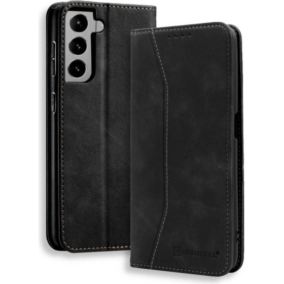 Bodycell Book Case Pu Leather Samsung S21 Black - (04-00382)
