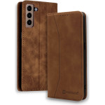Bodycell Book Case Pu Leather Samsung S21 Plus Brown - (04-00389)