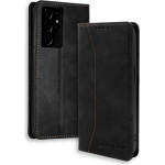 Bodycell Book Case Pu Leather Samsung S21 Ultra Black - (04-00392)