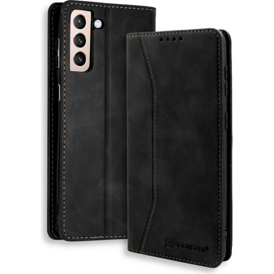 Bodycell Book Case Pu Leather Samsung S22 Plus 5G Black - (04-00375)