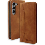 Bodycell Book Case Pu Leather Samsung S23 Plus 5G Brown - (04-01102)