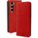 Bodycell Book Case Pu Leather Samsung S23 Plus 5G Red - (04-01103)
