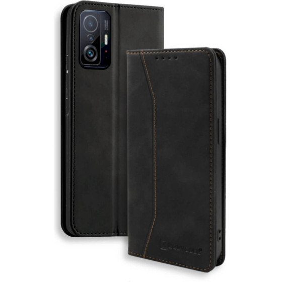 Bodycell Book Case Pu Leather Xiaomi 11T/11T Pro Black - (04-00381)