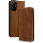 Bodycell Book Case Pu Leather Xiaomi 11T/11T Pro Brown - (04-00486)