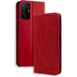 Bodycell Book Case Pu Leather Xiaomi 11T/11T Pro Red - (04-00491)