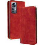 Bodycell Book Case Pu Leather Xiaomi 12 5G/12X 5G/12S Red - (04-00440)