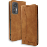 Bodycell Book Case Pu Leather Xiaomi 12 Lite 5G Brown - (04-00996)