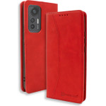 Bodycell Book Case Pu Leather Xiaomi 12 Lite 5G Red - (04-00997)