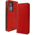 Bodycell Book Case Pu Leather Xiaomi 12T 5G/12T Pro Red - (04-01074)