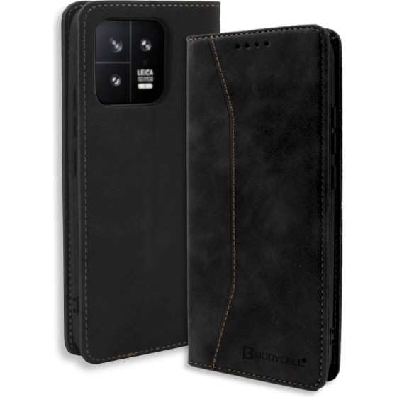 Bodycell Book Case Pu Leather Xiaomi 13 5G Black - (04-01110)