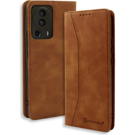 Bodycell Book Case Pu Leather Xiaomi 13 Lite 5G Brown - (04-01117)