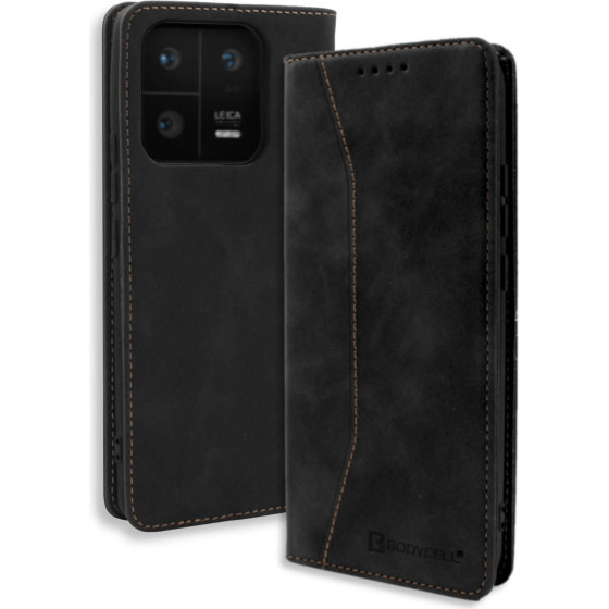 Bodycell Book Case Pu Leather Xiaomi 13 Pro 5G Black - (04-01113)