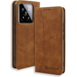 Bodycell Book Case Pu Leather Xiaomi 14 Pro Brown - (BB-00037)