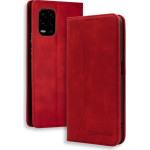 Bodycell Book Case Pu Leather Xiaomi Mi 10 Lite Red - (04-00488)