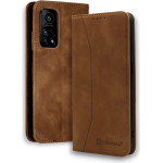 Bodycell Book Case Pu Leather Xiaomi Mi 10T/10T Pro Brown - (04-00494)