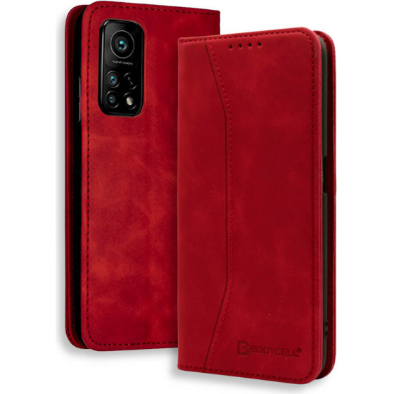 Bodycell Book Case Pu Leather Xiaomi Mi 10T/10T Pro Red - (04-00493)
