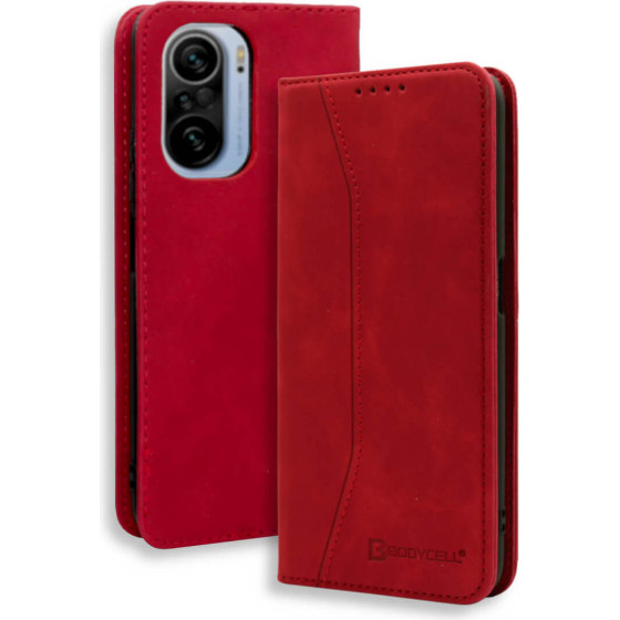 Bodycell Book Case Pu Leather Xiaomi Mi 11i Red - (04-00859)