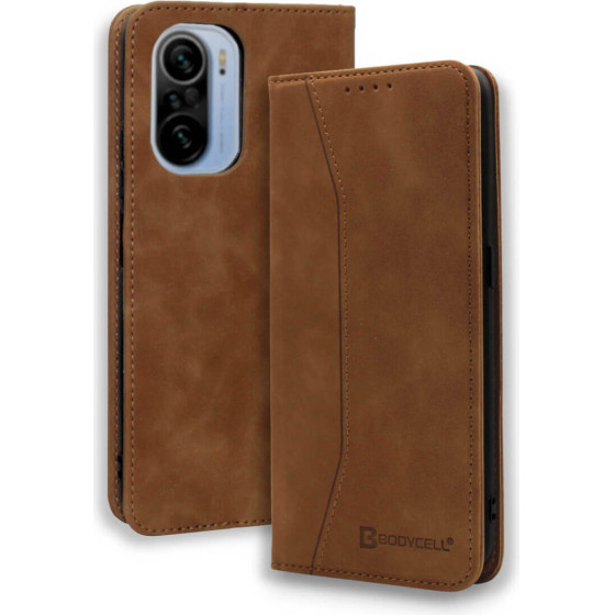 Bodycell Book Case Pu Leather Xiaomi Mi 11i Brown - (04-00858)