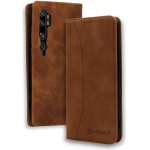 Bodycell Book Case Pu Leather Xiaomi Mi Note 10 Lite Brown - (04-00504)