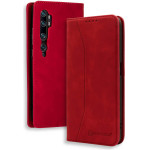 Bodycell Book Case Pu Leather Xiaomi Mi Note 10/10 Pro Red - (04-00498)