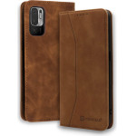 Bodycell Book Case Pu Leather Xiaomi Note 10 5G/Note 10T 5G Brown - (04-00699)