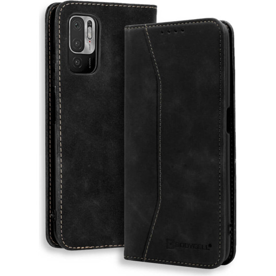 Bodycell Book Case Pu Leather Xiaomi Note 10 5G/Note 10T 5G Black - (04-00698)