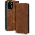 Bodycell Book Case Pu Leather Xiaomi Note 10/10s/Poco M5s Brown - (04-00641)