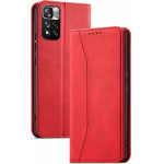 Bodycell Book Case Pu Leather Xiaomi Note 11 Pro/11 Pro 5G Red - (04-00860)