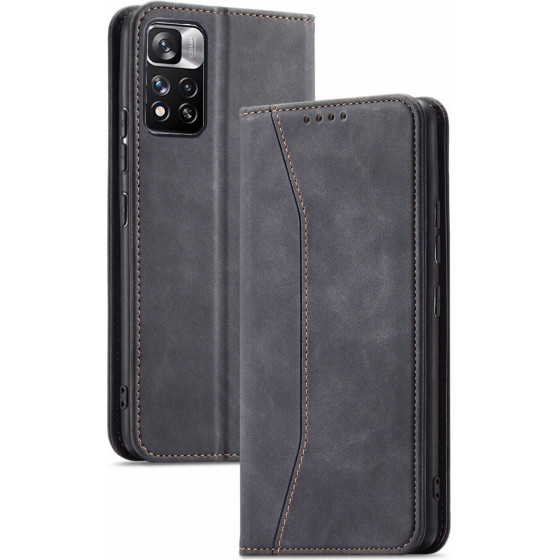 Bodycell Book Case Pu Leather Xiaomi Note 11 Pro/11 Pro 5G Black - (04-00490)