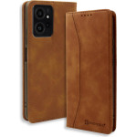 Bodycell Book Case Pu Leather Xiaomi Note 12 4G Brown - (04-01144)