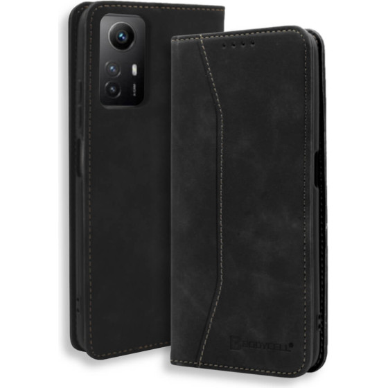 Bodycell Book Case Pu Leather Xiaomi Note 12S Black - (04-01167)