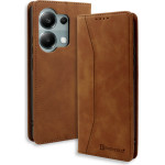 Bodycell Book Case Pu Leather Xiaomi Note 13 Pro 4G/Poco M6 Pro 4G Brown - (BB-00079)