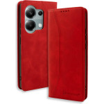 Bodycell Book Case Pu Leather Xiaomi Note 13 Pro 4G/Poco M6 Pro 4G Red - (BB-00080)