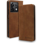 Bodycell Book Case Pu Leather Xiaomi Note 13 Pro 5G/Poco X6 5G Brown - (BB-00043)