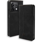 Bodycell Book Case Pu Leather Xiaomi Note 13 Pro 5G/Poco X6 5G Black - (BB-00042)