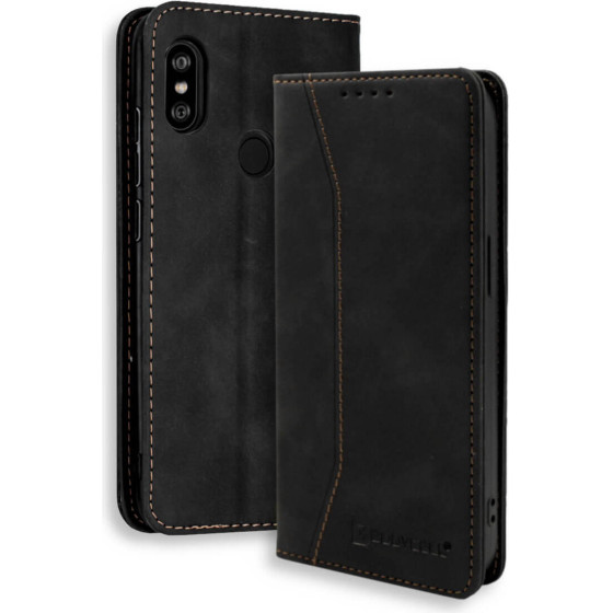 Bodycell Book Case Pu Leather Xiaomi Note 6 Pro Black - (04-00447)