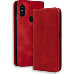 Bodycell Book Case Pu Leather Xiaomi Note 6 Pro Red - (04-00448)