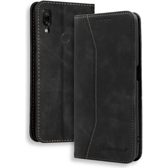 Bodycell Book Case Pu Leather Xiaomi Note 7/7 Pro Black - (04-00452)