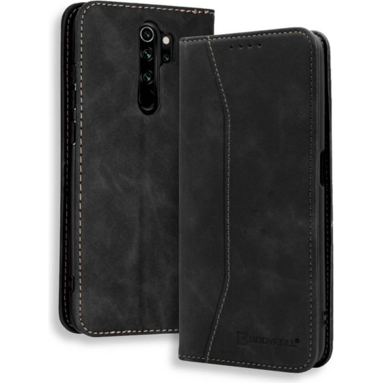 Bodycell Book Case Pu Leather Xiaomi Note 8 Pro Black - (04-00462)