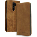 Bodycell Book Case Pu Leather Xiaomi Note 8 Pro Brown - (04-00464)