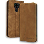Bodycell Book Case Pu Leather Xiaomi Note 9 Brown - (04-00474)