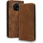 Bodycell Book Case Pu Leather Xiaomi Note 9T Brown - (04-00665)