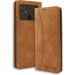 Bodycell Book Case Pu Leather Xiaomi Poco C40 Brown - (04-00975)