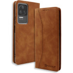 Bodycell Book Case Pu Leather Xiaomi Poco F4 5G Brown - (04-00957)