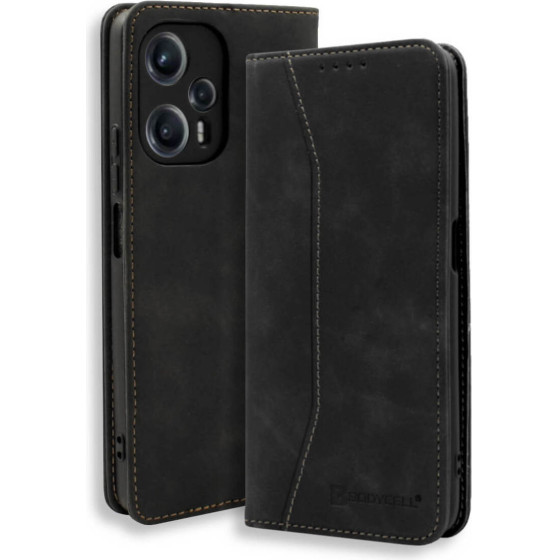 Bodycell Book Case Pu Leather Xiaomi Poco F5 Black - (04-01155)